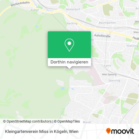 Kleingartenverein Miss in Kögeln Karte
