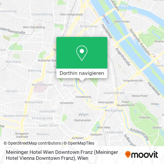 Meininger Hotel Wien Downtown Franz Karte