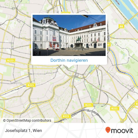 Josefsplatz 1 Karte