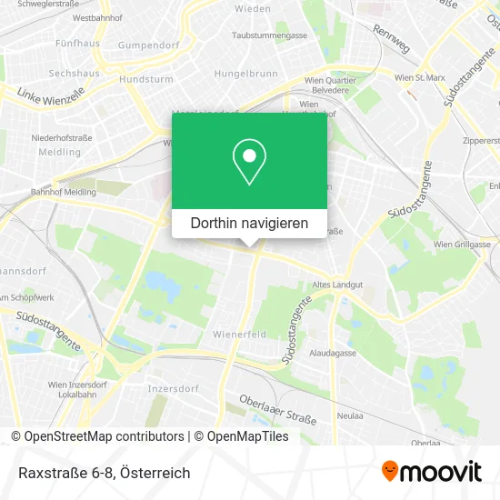 Raxstraße 6-8 Karte