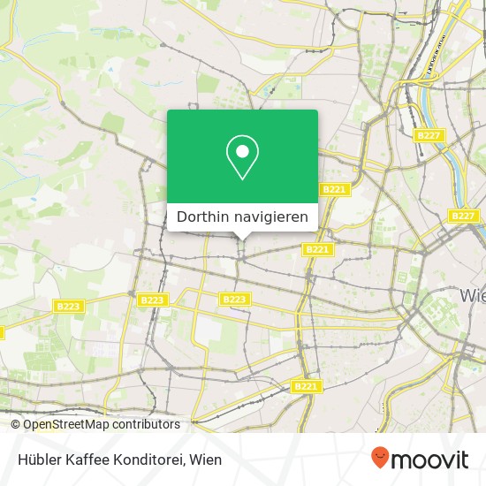 Hübler Kaffee Konditorei Karte