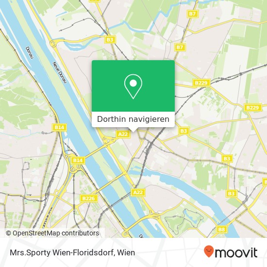 Mrs.Sporty Wien-Floridsdorf Karte
