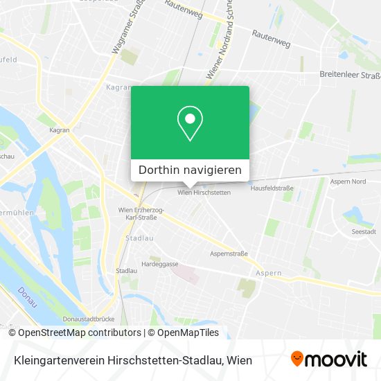 Kleingartenverein Hirschstetten-Stadlau Karte