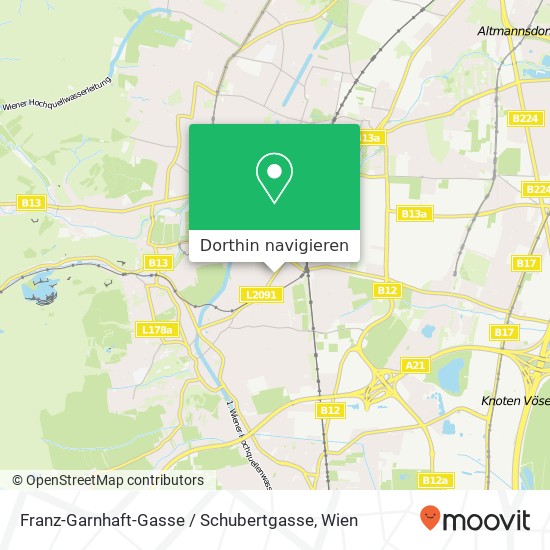 Franz-Garnhaft-Gasse / Schubertgasse Karte