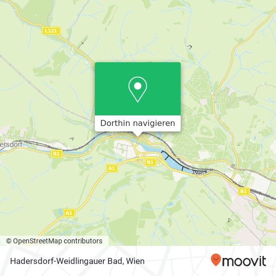 Hadersdorf-Weidlingauer Bad Karte