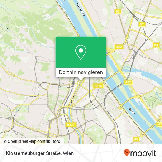 Klosterneuburger Straße Karte