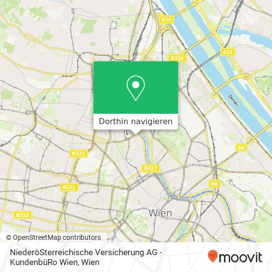 NiederöSterreichische Versicherung AG - KundenbüRo Wien Karte