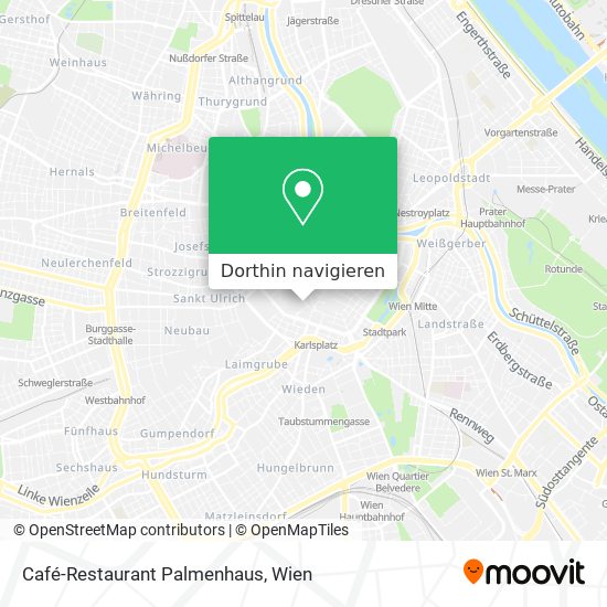 Café-Restaurant Palmenhaus Karte