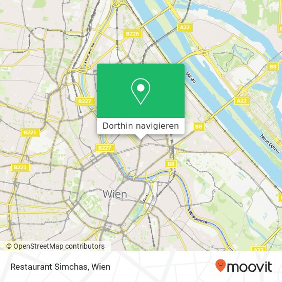 Restaurant Simchas, Taborstraße 1020 Wien Karte