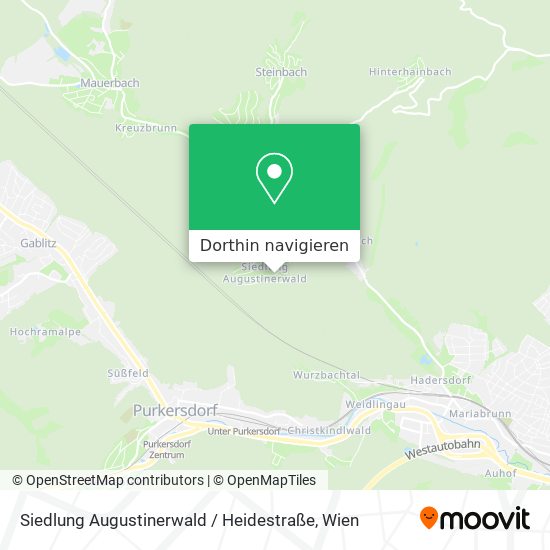Siedlung Augustinerwald / Heidestraße Karte