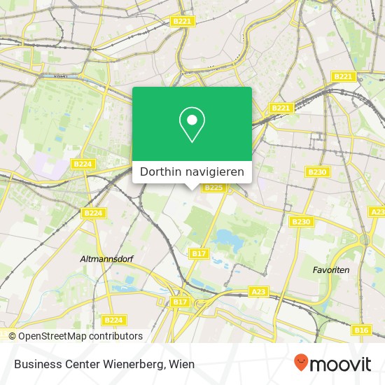 Business Center Wienerberg Karte