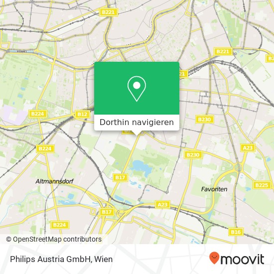 Philips Austria GmbH Karte