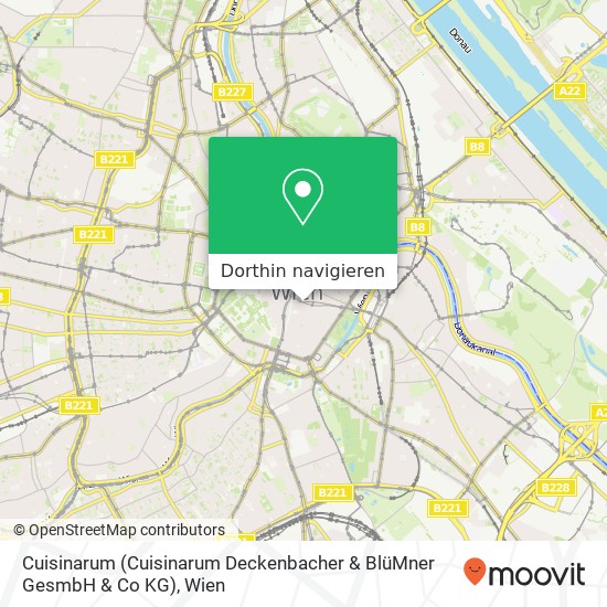 Cuisinarum (Cuisinarum Deckenbacher & BlüMner GesmbH & Co KG) Karte
