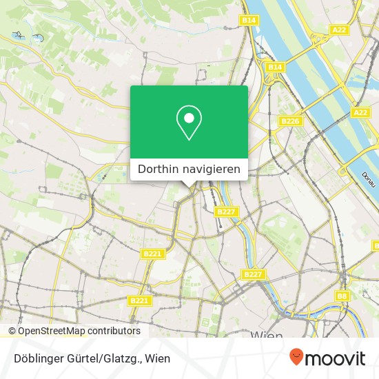 Döblinger Gürtel/Glatzg. Karte