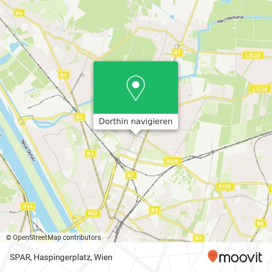 SPAR, Haspingerplatz Karte