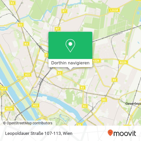 Leopoldauer Straße 107-113 Karte