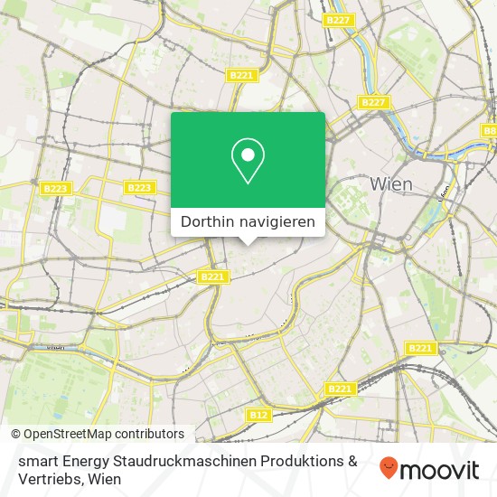 smart Energy Staudruckmaschinen Produktions & Vertriebs Karte