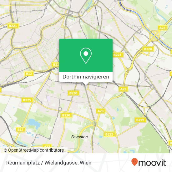 Reumannplatz / Wielandgasse Karte