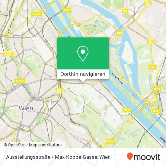 Ausstellungsstraße / Max-Koppe-Gasse Karte