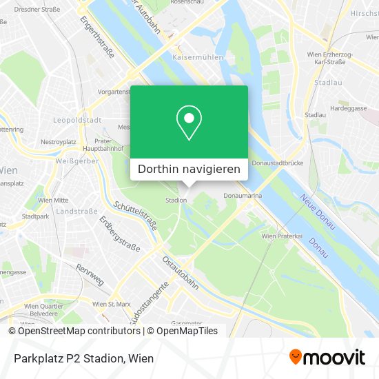 Parkplatz P2 Stadion Karte