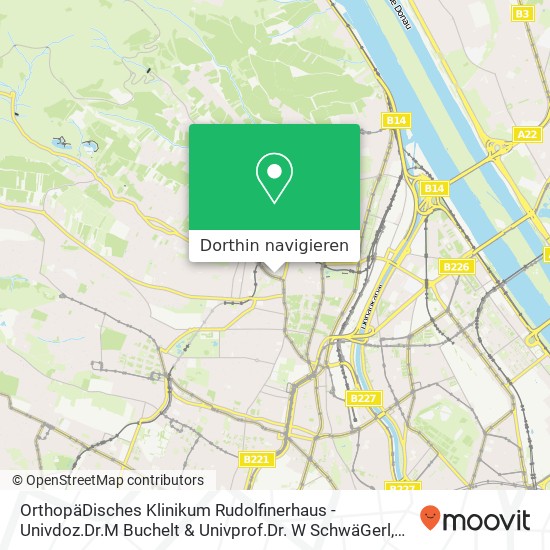 OrthopäDisches Klinikum Rudolfinerhaus - Univdoz.Dr.M Buchelt & Univprof.Dr. W SchwäGerl Karte