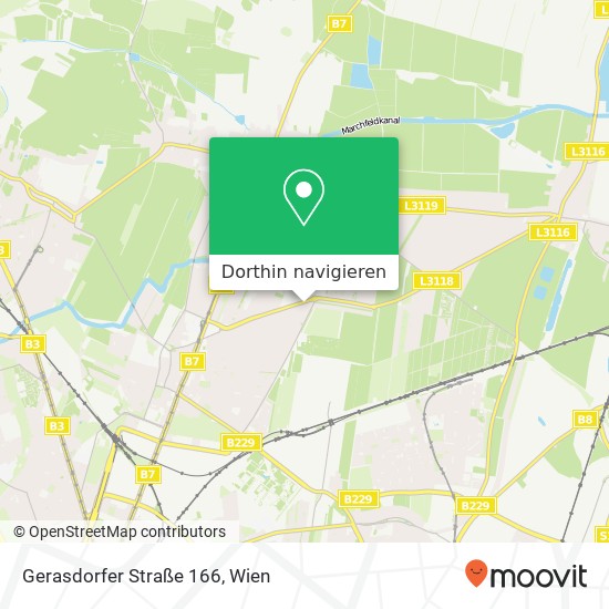 Gerasdorfer Straße 166 Karte