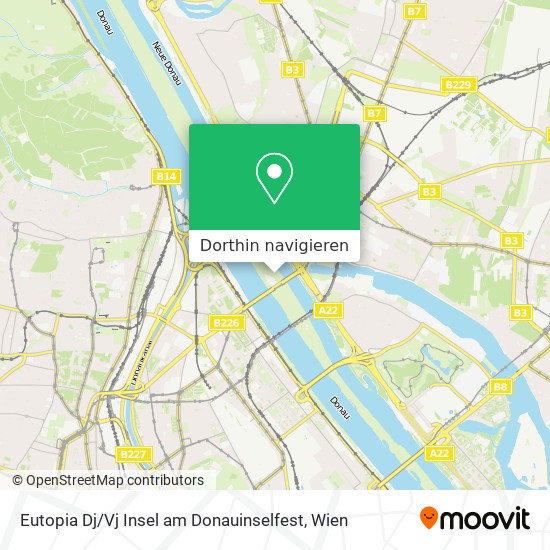 Eutopia Dj / Vj Insel am Donauinselfest Karte