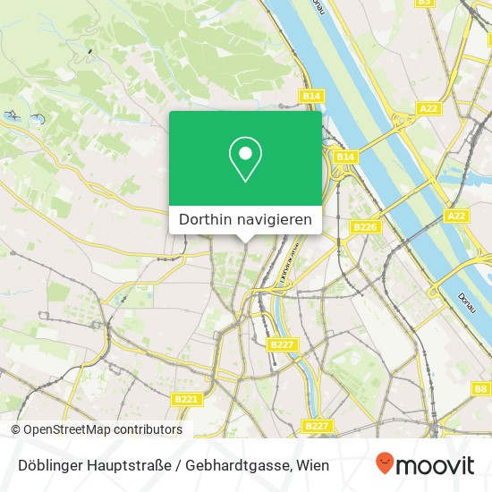 Döblinger Hauptstraße / Gebhardtgasse Karte