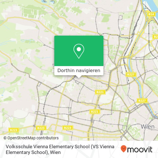 Volksschule Vienna Elementary School Karte