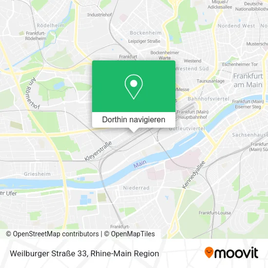 Weilburger Straße 33 Karte
