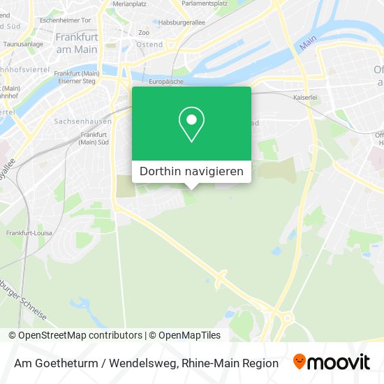 Am Goetheturm / Wendelsweg Karte