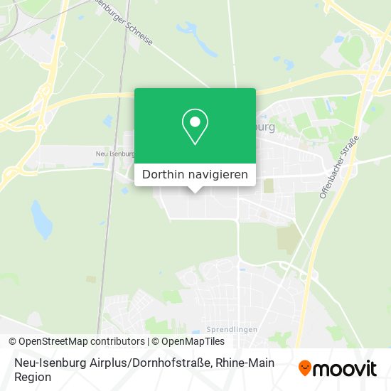 Neu-Isenburg Airplus / Dornhofstraße Karte