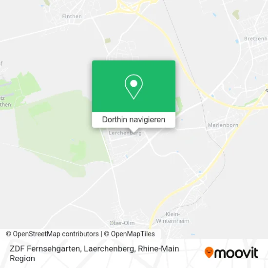ZDF Fernsehgarten, Laerchenberg Karte