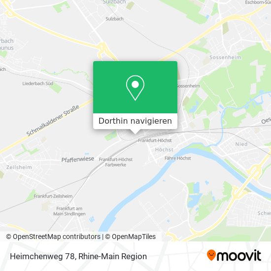 Heimchenweg 78 Karte