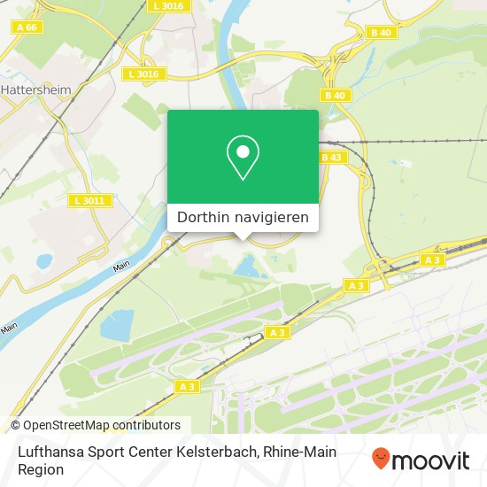 Lufthansa Sport Center Kelsterbach Karte