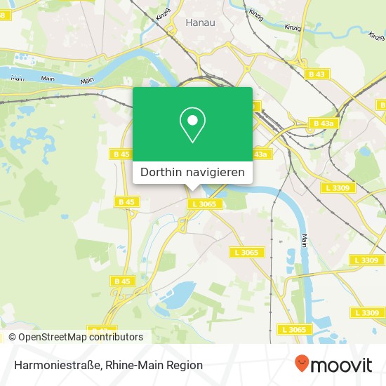 Harmoniestraße Karte