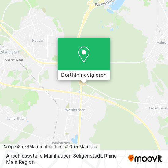 Anschlussstelle Mainhausen-Seligenstadt Karte
