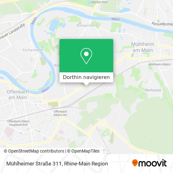 Mühlheimer Straße 311 Karte