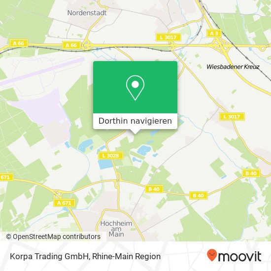 Korpa Trading GmbH Karte