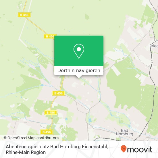 Abenteuerspielplatz Bad Homburg Eichenstahl Karte