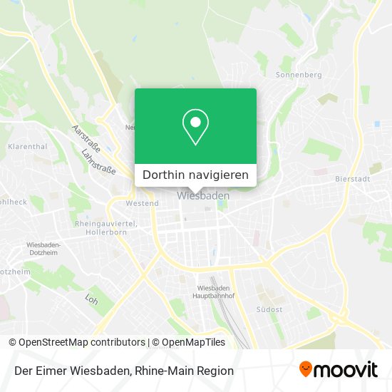 Der Eimer Wiesbaden Karte