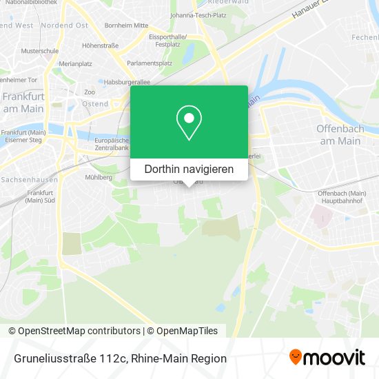 Gruneliusstraße 112c Karte