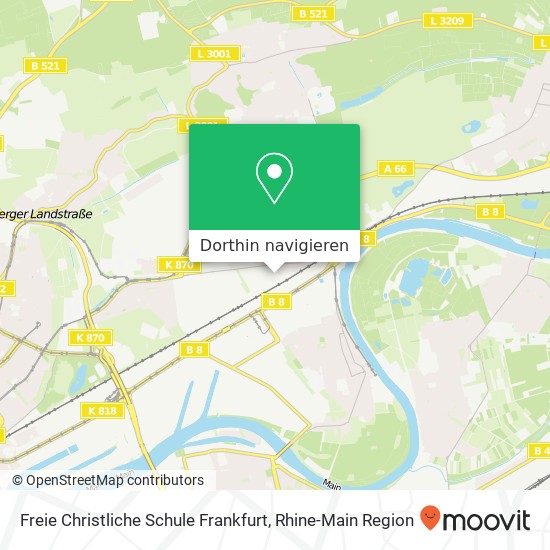 Freie Christliche Schule Frankfurt Karte