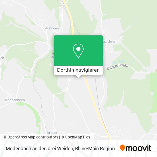 Medenbach an den drei Weiden Karte