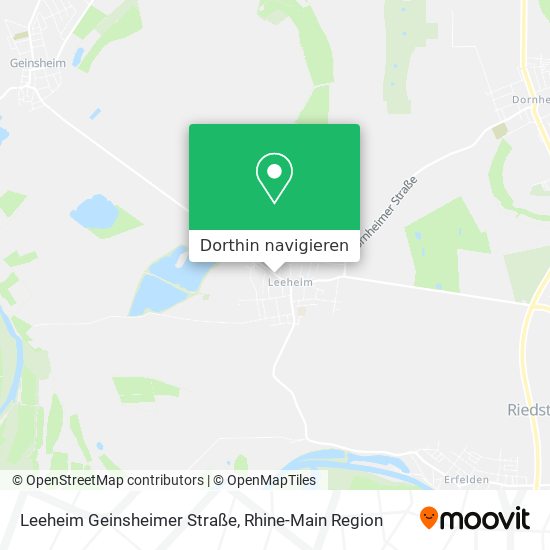 Leeheim Geinsheimer Straße Karte