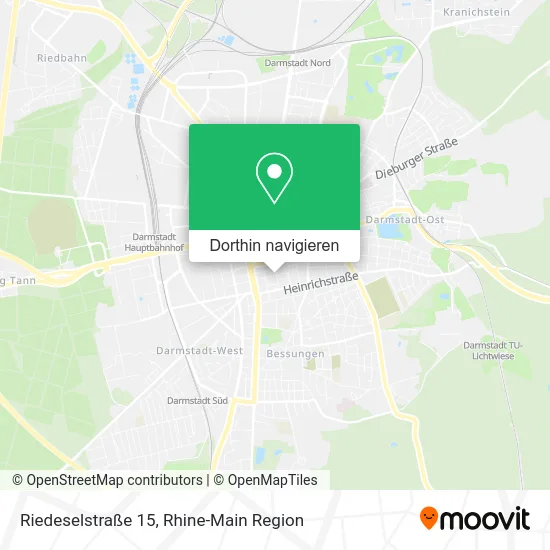 Riedeselstraße 15 Karte