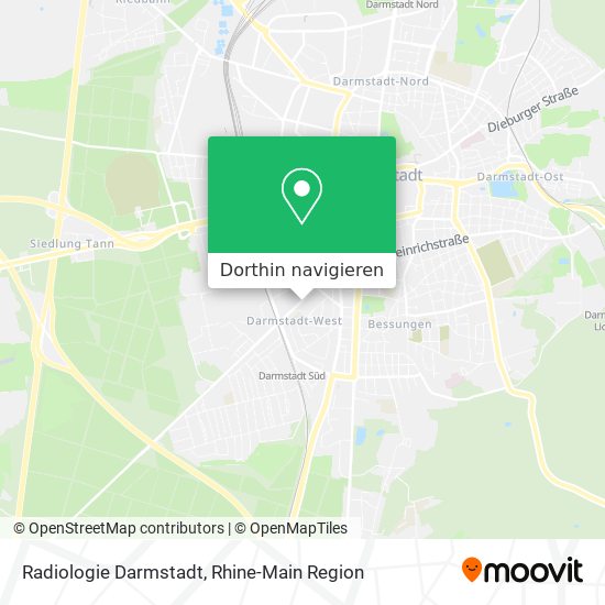 Radiologie Darmstadt Karte