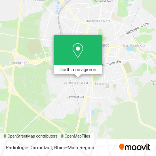 Radiologie Darmstadt Karte