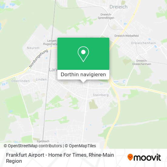 Frankfurt Airport - Home For Times Karte