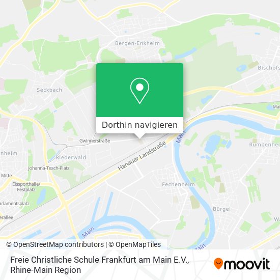 Freie Christliche Schule Frankfurt am Main E.V. Karte